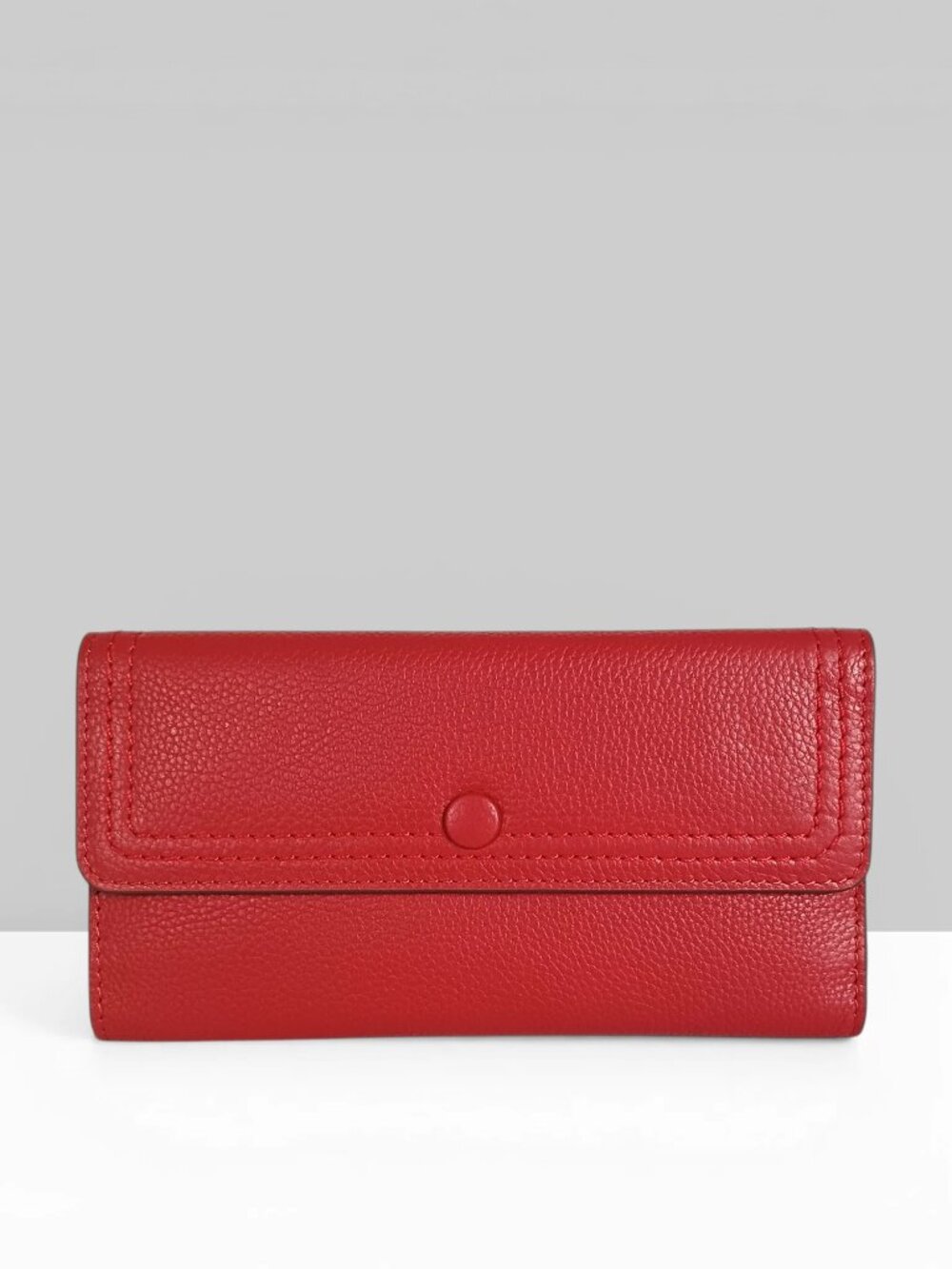 Lodis KIARA LARGE FLAP WALLET in Red, NEW